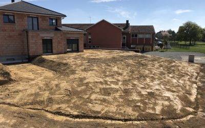 Terrassement pour maison dans le Sundgau