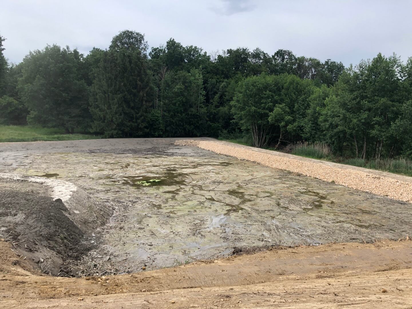 Réparation d’étang